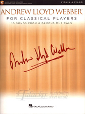Andrew Lloyd Webber for Classical Players (Book/Online audio)